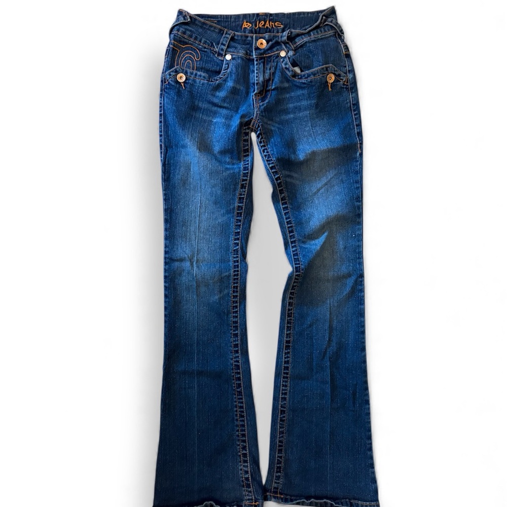Elegant Blue Flare Jeans for Women
